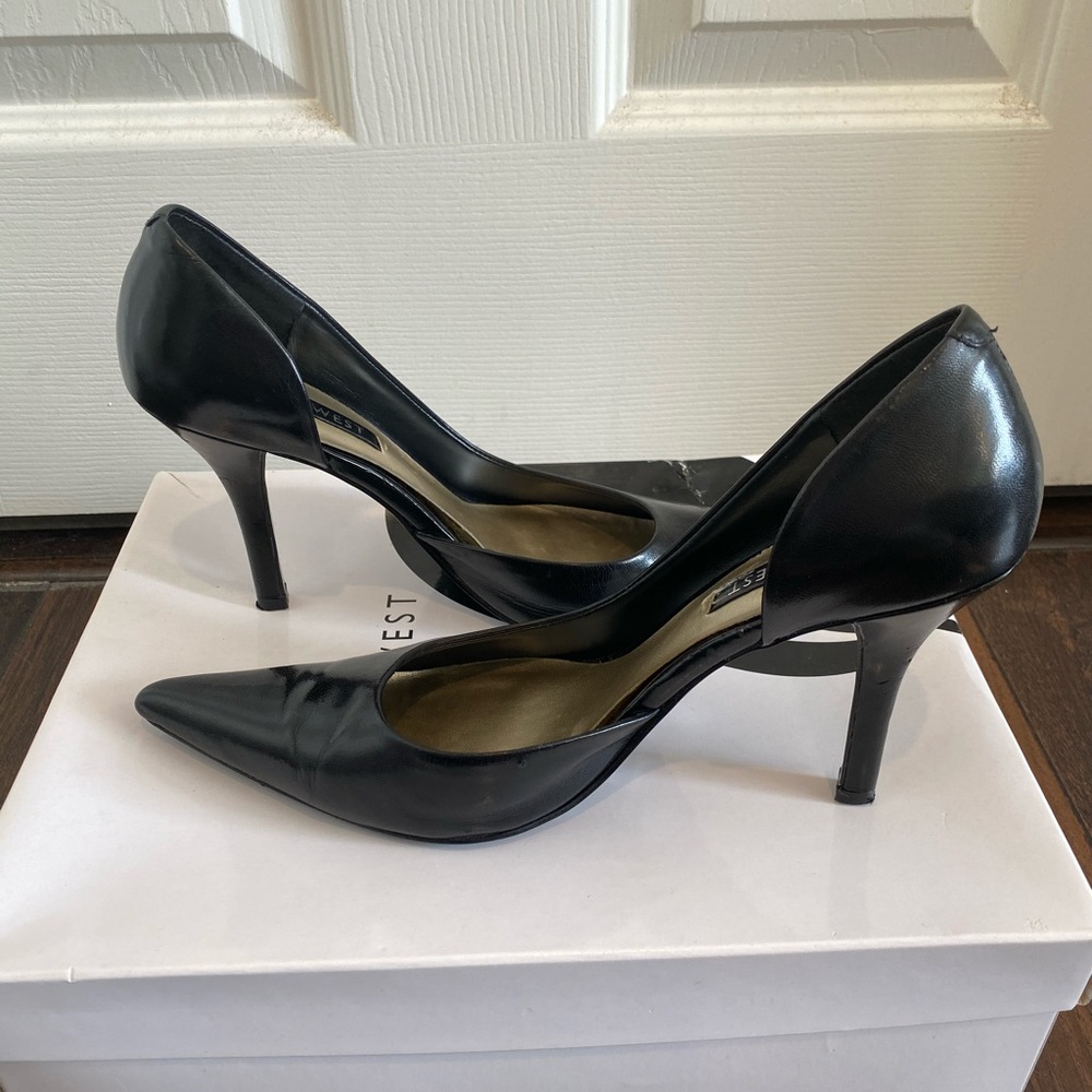 Nine West black  heels